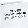 Cardinal XtraLife ClearVue Heavy Duty 1" 3-Ring View Binders, D-Ring, White (26300CB)~#|#~sp64627493_sc7