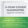 Cardinal XtraLife ClearVue Heavy Duty 1" 3-Ring View Binders, D-Ring, White (26300CB)~#|#~sp64627496_sc7