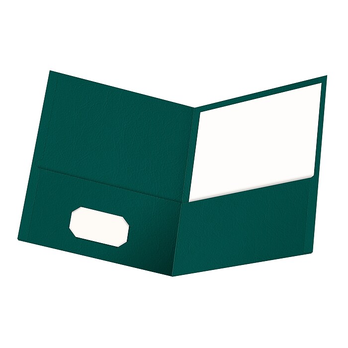 Oxford Twin Portfolio Folders, Teal, 25/Box (OXF 57555) | Staples