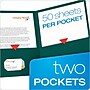 Oxford Twin Portfolio Folders, Teal, 25/Box (OXF 57555)~#|#~sp64627753_sc7
