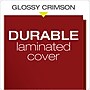 Oxford® Laminated 2-Pocket Portfolios, Crimson~#|#~sp64627903_sc7
