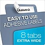 Cardinal Blank Dividers, 8-Tab, Blue/Green/Purple/Red/Yellow (CRD 84251)~#|#~sp64627979_sc7