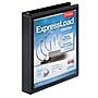 Cardinal ExpressLoad ClearVue 1 1/2" 3-Ring View Binders, D-Ring, Black (49111)~#|#~sp64628088_sc7