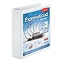 Cardinal ExpressLoad ClearVue 2" 3-Ring View Binders, D-Ring, White (49120)~#|#~sp64628119_sc7