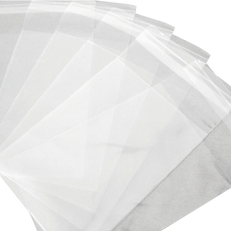 5.5" x 7.5" Reclosable Poly Bags, 1.5 Mil, Clear, 1000/Carton (PBR115) image 1