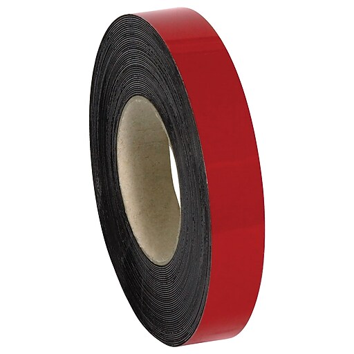 Warehouse Labels, Rolls, 1" x 100', Red, 1/Case (LH155) at Staples