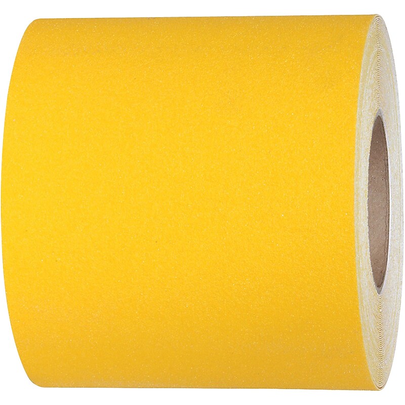Tape Logic Heavy-Duty Anti-Slip Tape, 33 Mil, 6" x 60', Yellow, 1/Roll (T960660Y) image 1