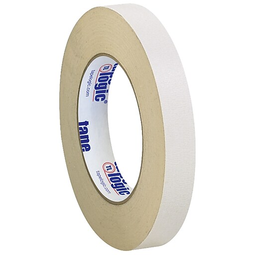 Tape Logic® Double Sided Masking Tape, 7 Mil, 3/4" x 36 yds., Tan, 3