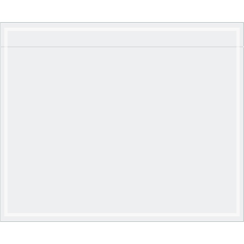 Tape Logic® "Clear Face" Document Envelopes, 5 1/2" x 4 1/2", Clear, 1000/Case (PL522) image 1