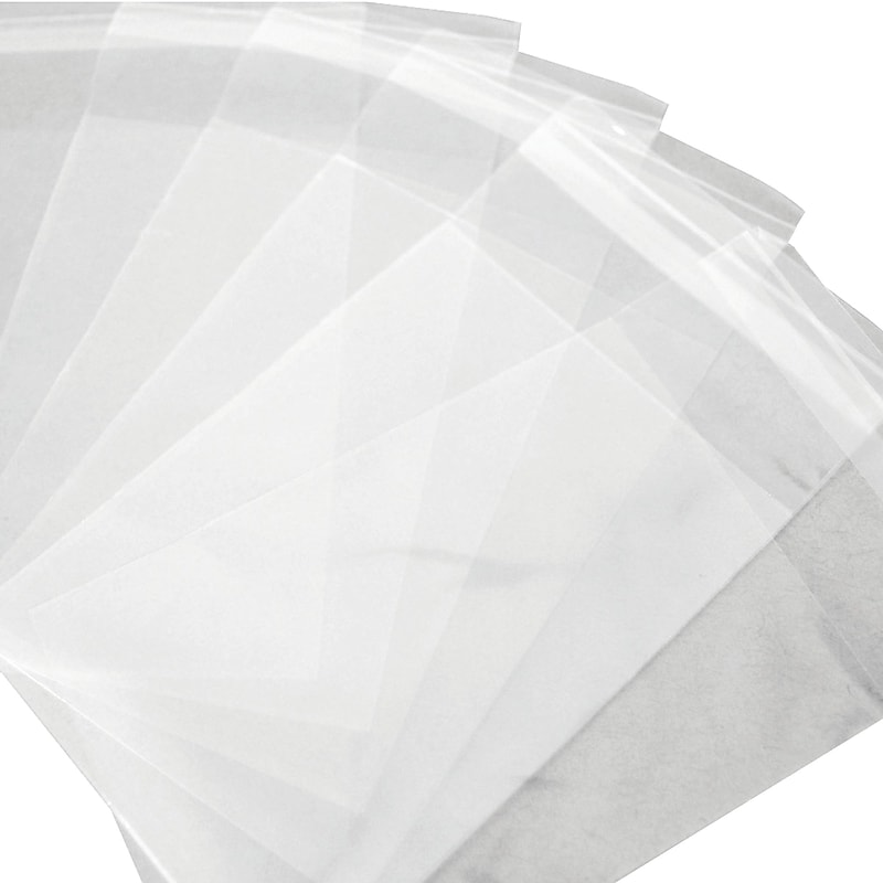 5.25" x 8" Reclosable Poly Bags, 1.5 Mil, Clear, 1000/Carton (PBR114) image 1
