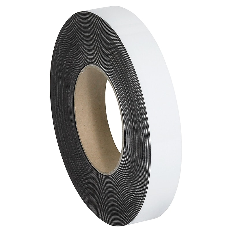 Partners Brand Warehouse Labels, Magnetic Rolls, 1" x 100', White, 1/Case (LH138) image 1