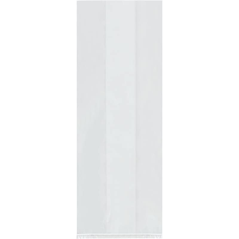 3.5" x 7.5" Gusseted Poly Bags, 1.5 Mil, Clear, 2000/Carton (PBG111) image 1