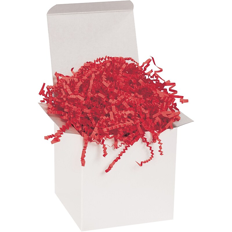 Partners Brand Crinkle Paper, Red, 40/Case (CP40E) image 1