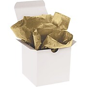 Gift Grade Tissue Paper, 20" x 30", Metallic Gold, 200/Case (T2030KK)