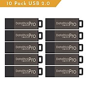 Centon DataStick Pro 4GB USB 2.0 Flash Drives, 10/Pack (DSP4GB10PK)
