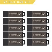 Centon MP Valuepack USB 2.0 Pro Flash Drive, Gray, 2GB Capacity, 25/Pack (S1-U2P1-2G25PK)