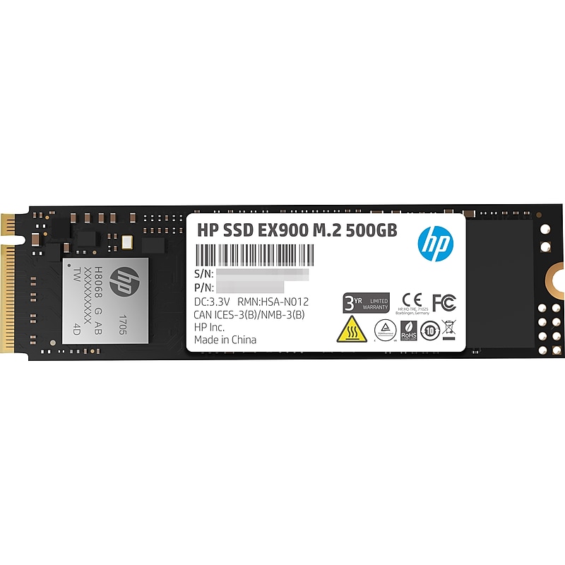HP EX900 500GB PCI Express Internal Solid State Drive image 1