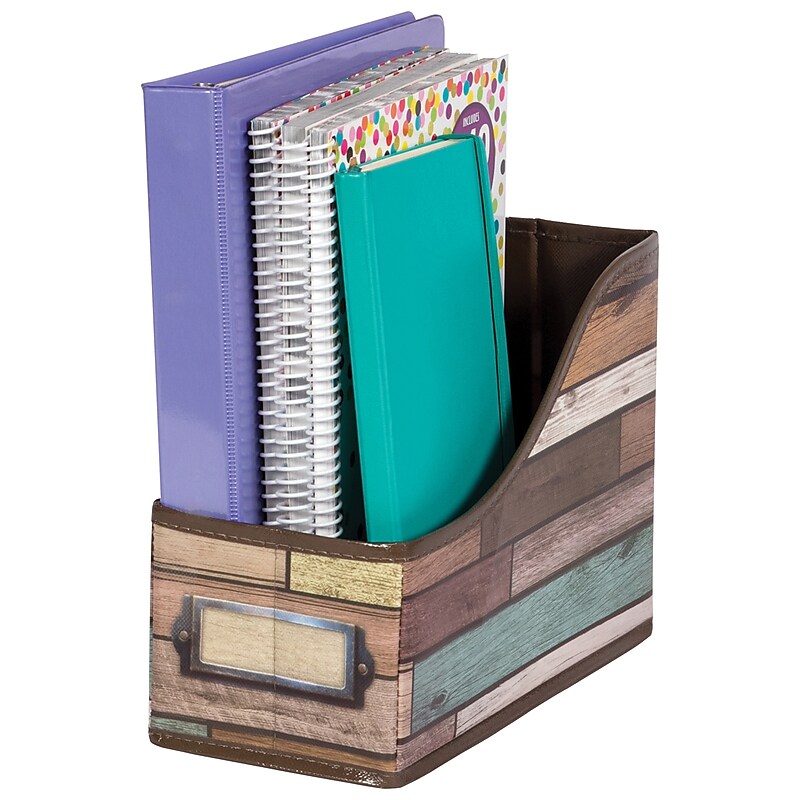 Teacher Created Resources Book Bin, Reclaimed Wood (TCR20969) image 1