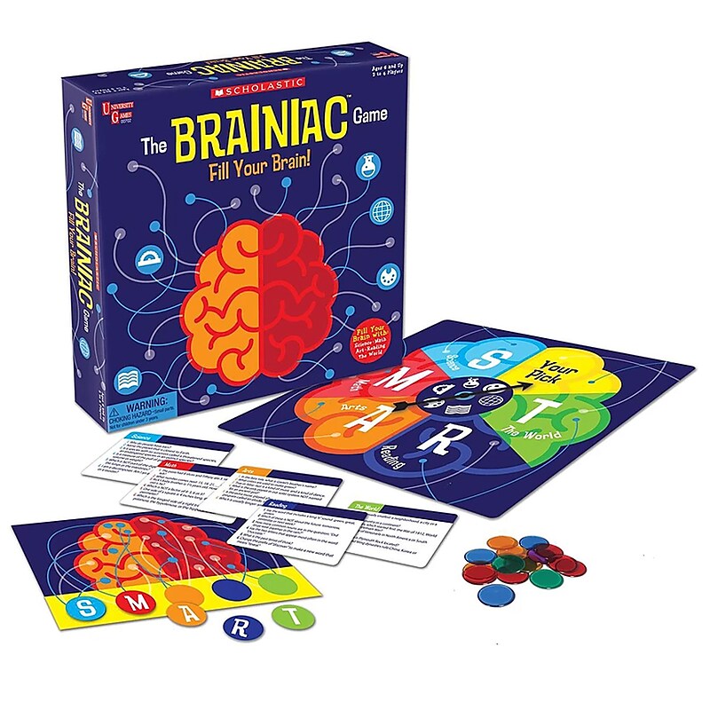 University Games Scholastic The Brainiac Game, Ages 6+ (UG-00702) image 1