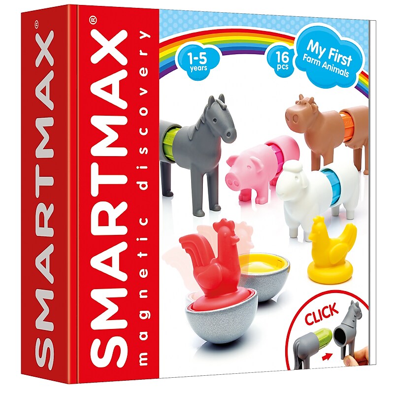 SmartMax® My First Farm Animals for Ages 1-5 Years, 16 Pieces (SMX221) image 1