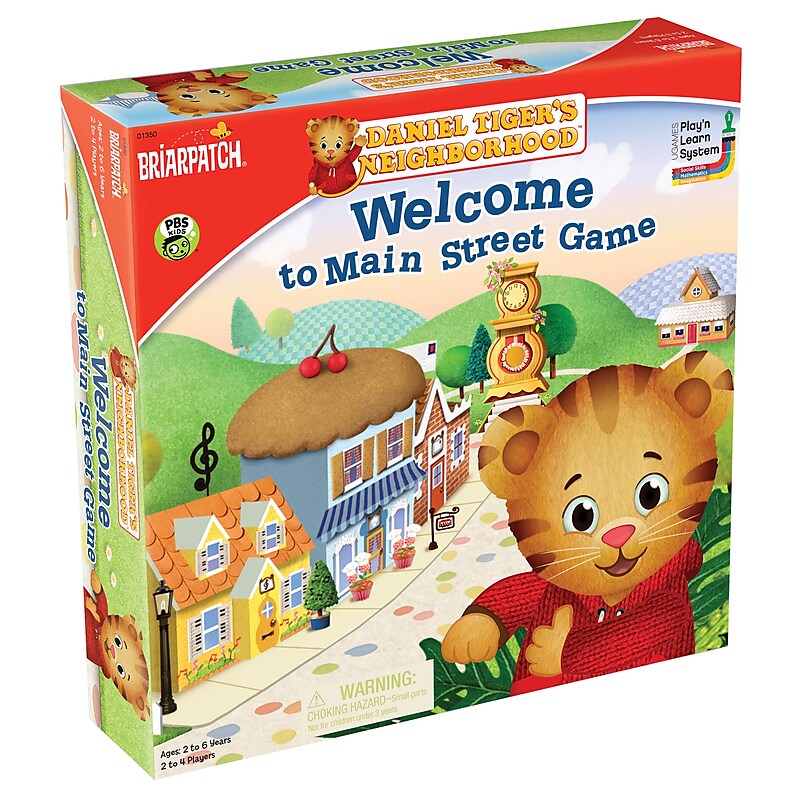 Briarpatch Daniel Tiger's Neighborhood Welcome to Main Street Game, Ages 2-6 Years+ (UG-01350) image 1