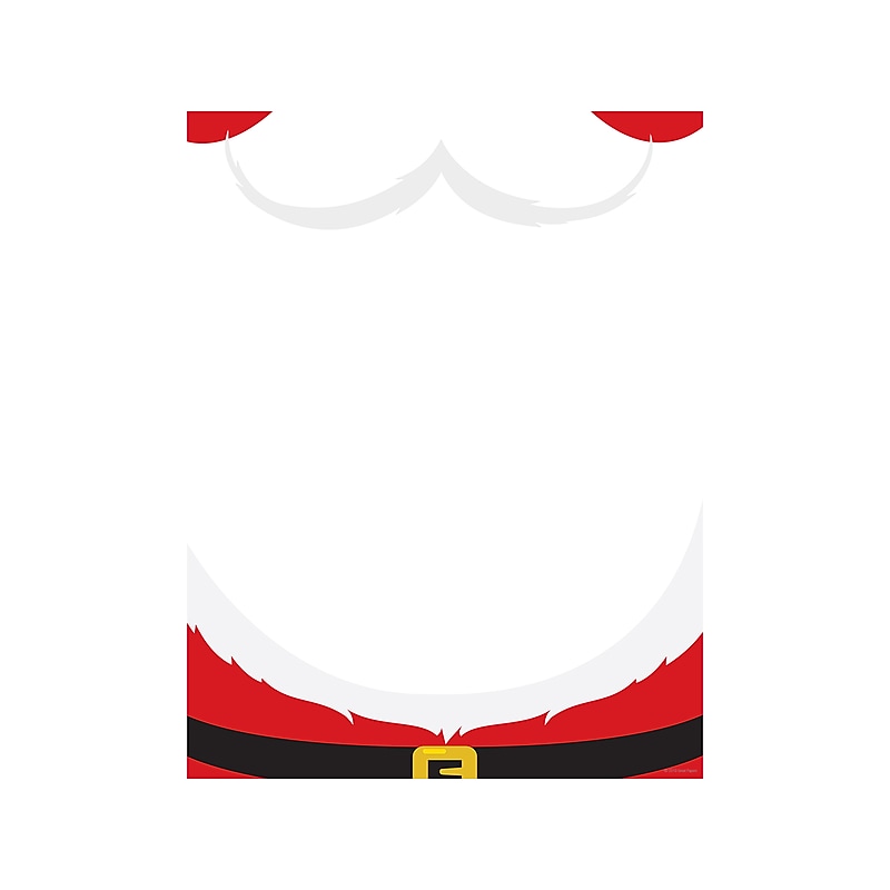 Great Papers! Santa's Beard Holiday Letterhead, White, 80/Pack (2019106) image 1