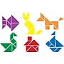 Barker Creek Learning Magnets Kidshapes, Tangrams, 42 Magnetic Pieces/Pack (LM2305)~#|#~sp64833796_sc7
