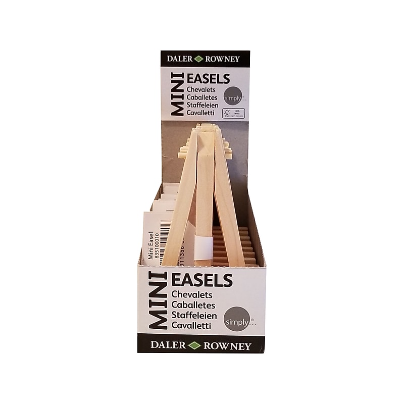 Simply Mini Display Easels, 2.5", Wood (835 100 010) image 1
