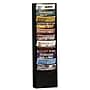 Durham Con-Tur Literature Holder, 36" x 9 3/4", Wall Mounted, Black Steel (402-08)~#|#~sp65347750_sc7