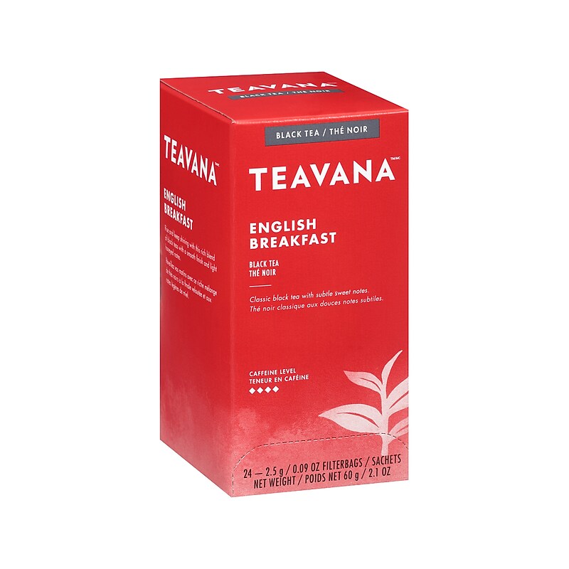 Teavana English Breakfast Black Tea Bags, 24/Box (11090992) image 1