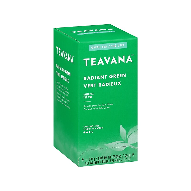 Teavana Radiant Green Tea Bags, 24/Box (11090994) image 1