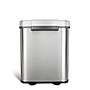 Nine Stars Stainless Steel Motion Sensor Trash & Recycling Bin Combo, 18.5 Gallon (DZT-70-11R)~#|#~sp65447186_sc7