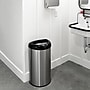 Nine Stars Stainless Steel  Trash Can, 13.2 Gal., Black (OTT-50-19BK)~#|#~sp65447200_sc7