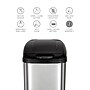 Nine Stars Stainless Steel Motion Sensor Trash Can, 13.2 Gallon, Silver (DZT-50-6)~#|#~sp65447217_sc7