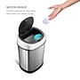 Nine Stars Stainless Steel Motion Sensor Trash Can, 3.2 Gallon, Silver (DZT-12-9)~#|#~sp65447239_sc7