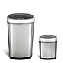 Nine Stars Stainless Steel Motion Sensor Trash Cans, Gray, 2/Pack (CB-50-9/12-9)~#|#~sp65447690_sc7