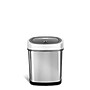 Nine Stars Stainless Steel Motion Sensor Trash Can, 3.2 Gallon, Silver (DZT-12-9)~#|#~sp65447743_sc7