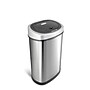 Nine Stars Stainless Steel Motion Sensor Trash Can, 13.2 Gallon, Gray (DZT-50-9)~#|#~sp65447780_sc7