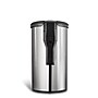 Nine Stars Stainless Steel Toe Tap Trash Can, 11.8 Gallon, Silver/Black (TTT-45-8)~#|#~sp65447810_sc7