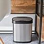 Nine Stars Stainless Steel Motion Sensor Trash Cans, Gray, 2/Pack (CB-50-13/12-13)~#|#~sp65447853_sc7