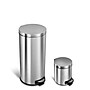 Nine Stars Stainless Steel Step On Combo Trash Can, 7.9 Gallon (CB-SOT-30-1/5-1)~#|#~sp65447874_sc7