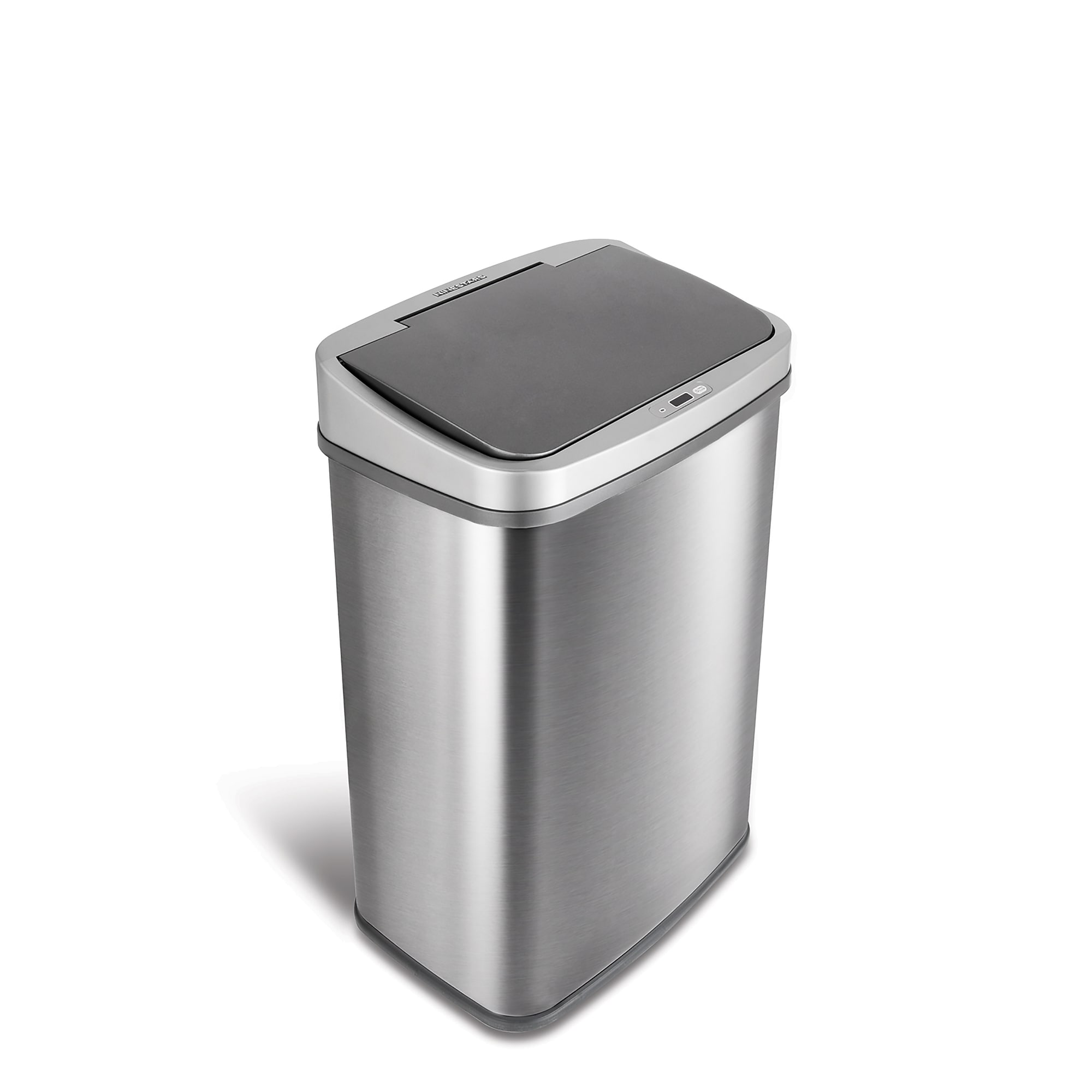 Nine Stars Stainless Steel Motion Sensor Trash Can, 13.2 Gallon, Gray (DZT-50-28BR) Sansujyuku sansujyuku.com