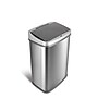 Nine Stars Stainless Steel Motion Sensor Trash Can, 13.2 Gallon, Gray (DZT-50-28BR)~#|#~sp65447974_sc7