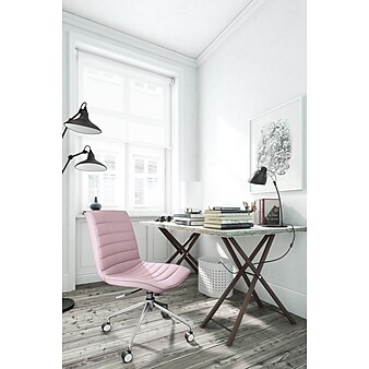 ELLE Decor Adelaide Fabric Task Chair, Pink (48214A)