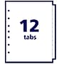 Avery Pre-Printed Mini Paper Dividers, A-Z Tabs, White (11313)~#|#~sp65645204_sc7