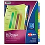 Avery Pre-Printed Plastic Dividers, A-Z Tabs, Multicolor (11330)~#|#~sp65645374_sc7