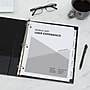 Avery Write & Erase Paper Dividers, 5 Tabs, White, 36 Sets/Box (11506)~#|#~sp65646305_sc7