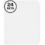 Avery Write & Erase Paper Dividers, 8 Tabs, White, 24 Sets/Box (11507)~#|#~sp65646307_sc7