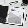 Avery Write & Erase Paper Dividers, 8 Tabs, White, 24 Sets/Box (11507)~#|#~sp65646311_sc7