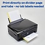 Avery Print-On Paper Dividers, 8 Tabs, White (11528)~#|#~sp65646321_sc7